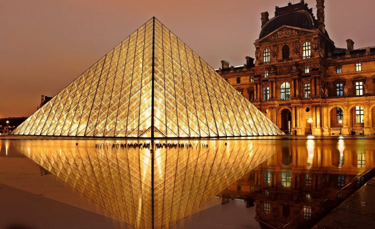 clear glass museum during golden hour