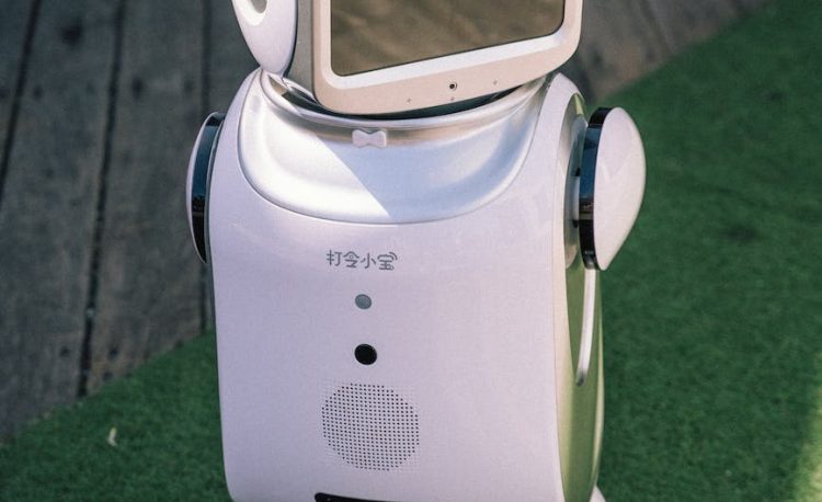 white and gray robot toy