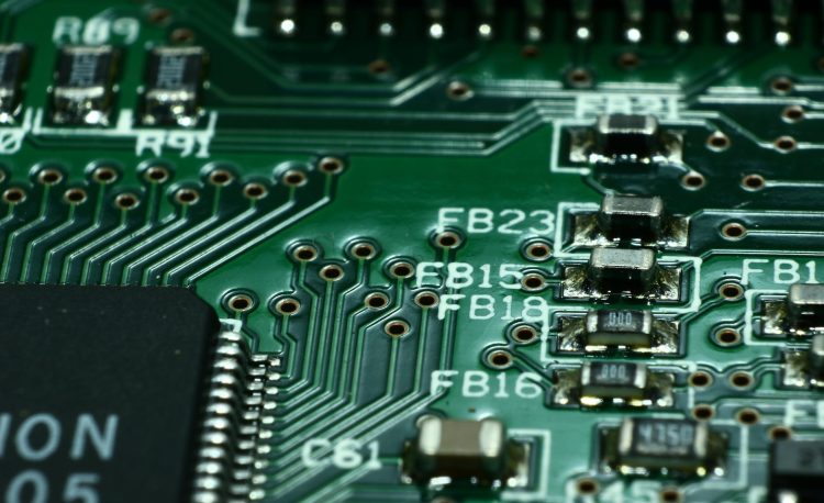 green computer circuit board